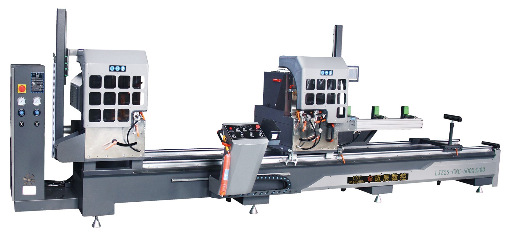 Digital Display Double-head Precision Cutting Saw LJZ2S-CNC-500(550)×4200