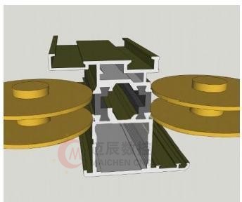 Thermal Break Aluminum Rolling Compounding Machine  GY-200