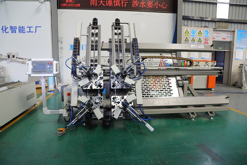 Four Head Aluminum Corner Crimping Machine