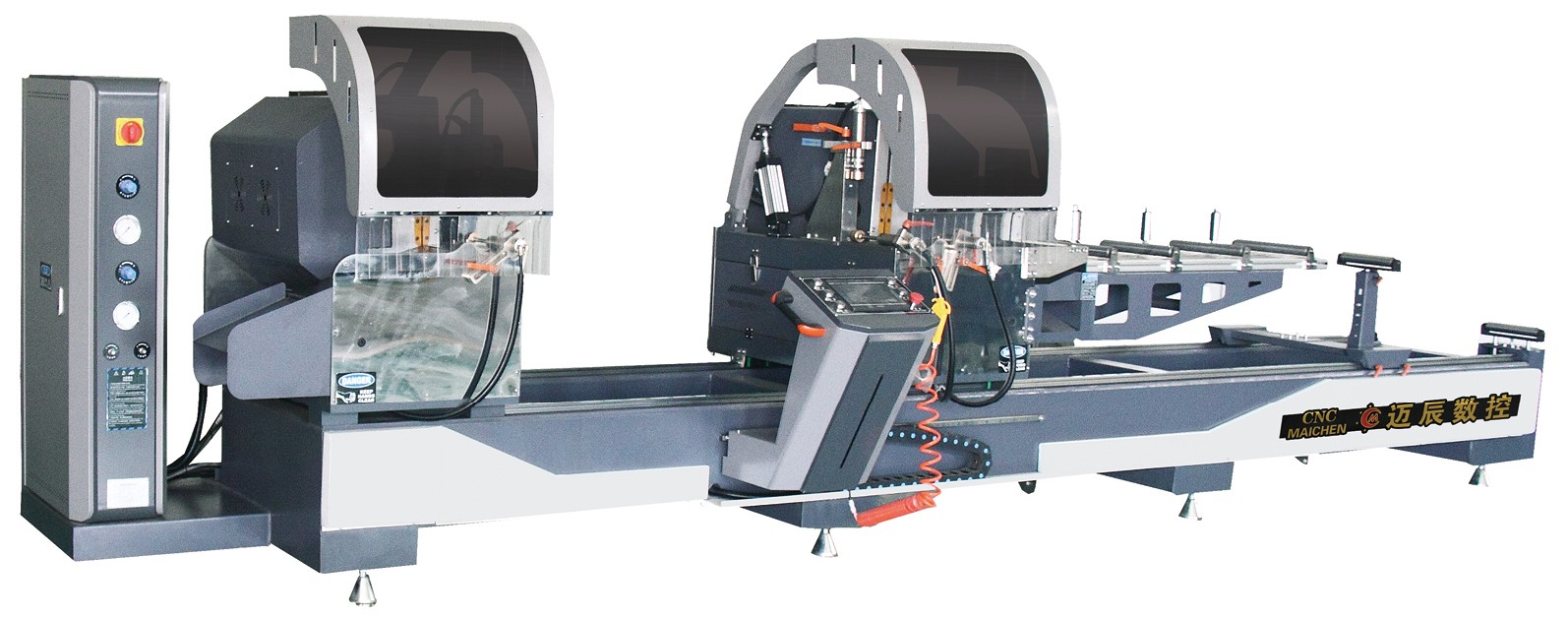 SWING ARM TYPE CNC Double Head Cutting Machine  HX2S-CNC-550×4200